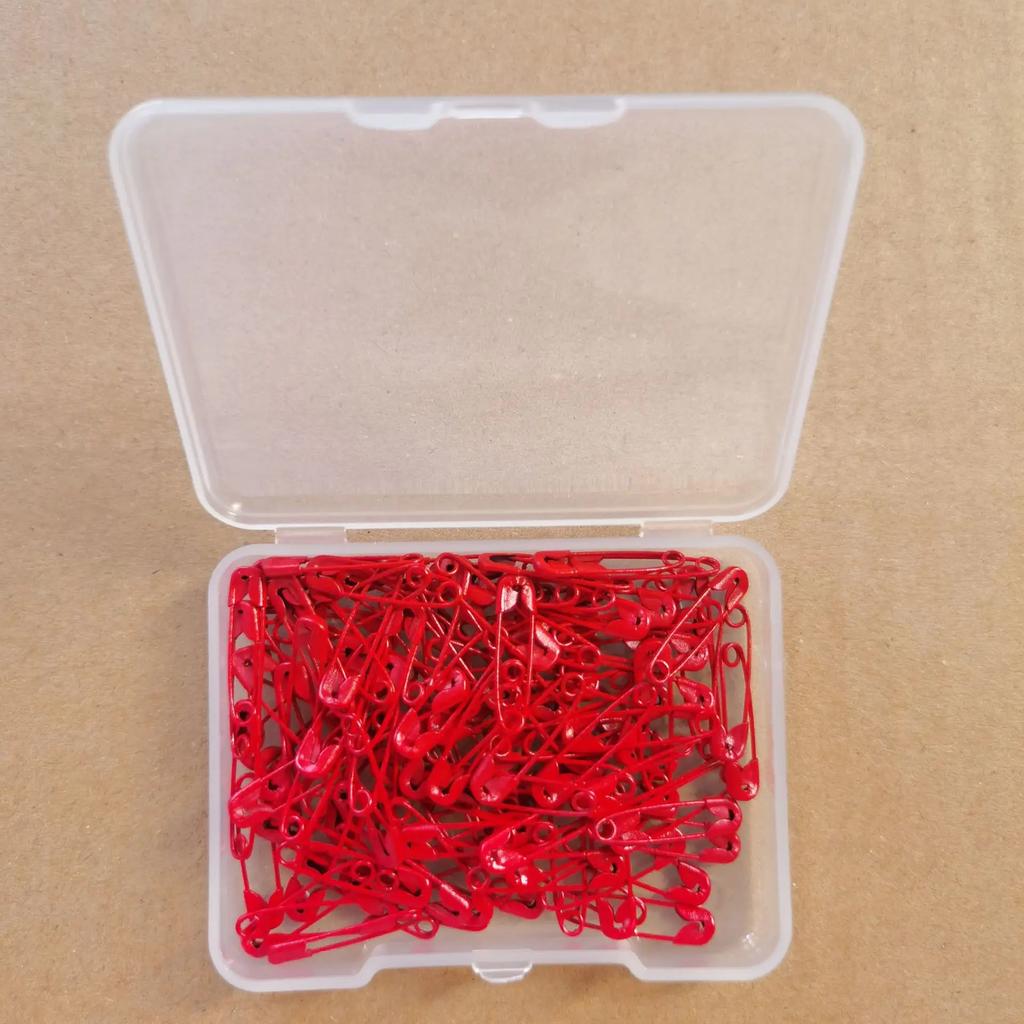 120pcs Safety Pins Colored Safety Pins Metal Safety Pins With Storage Box Small Safety Pins For Clothes Diy Crafts Sewing Home