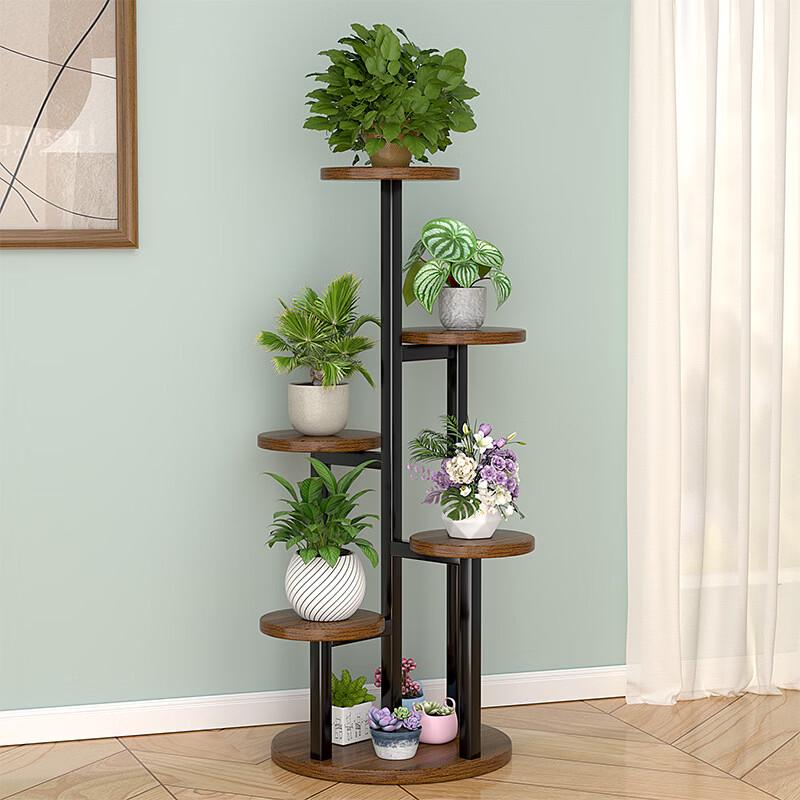 5-Tier Wrought Iron Floor Plant Stand