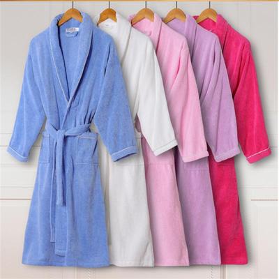 Roupão de Banho de Algodão Grosso e Luxuoso para Homens e Mulheres - Yukata Tamanho Plus e Roupa para Vaporização de Suor