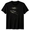 Thoughtful White Shark Engraving Animals Mens T Shirt Geometric Ocean Graphic
