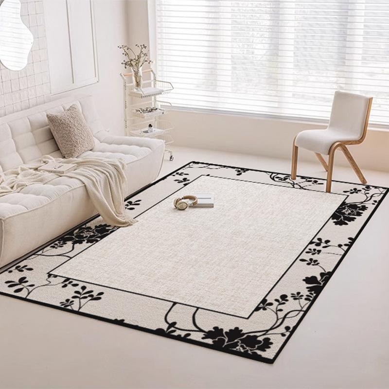 

Chinese Style Carpet Modern Minimalist Home Decor Mat for Living Room Bedroom Balcony Etc Anti-slip Decor Rug Multiple Sizes 40x60cm