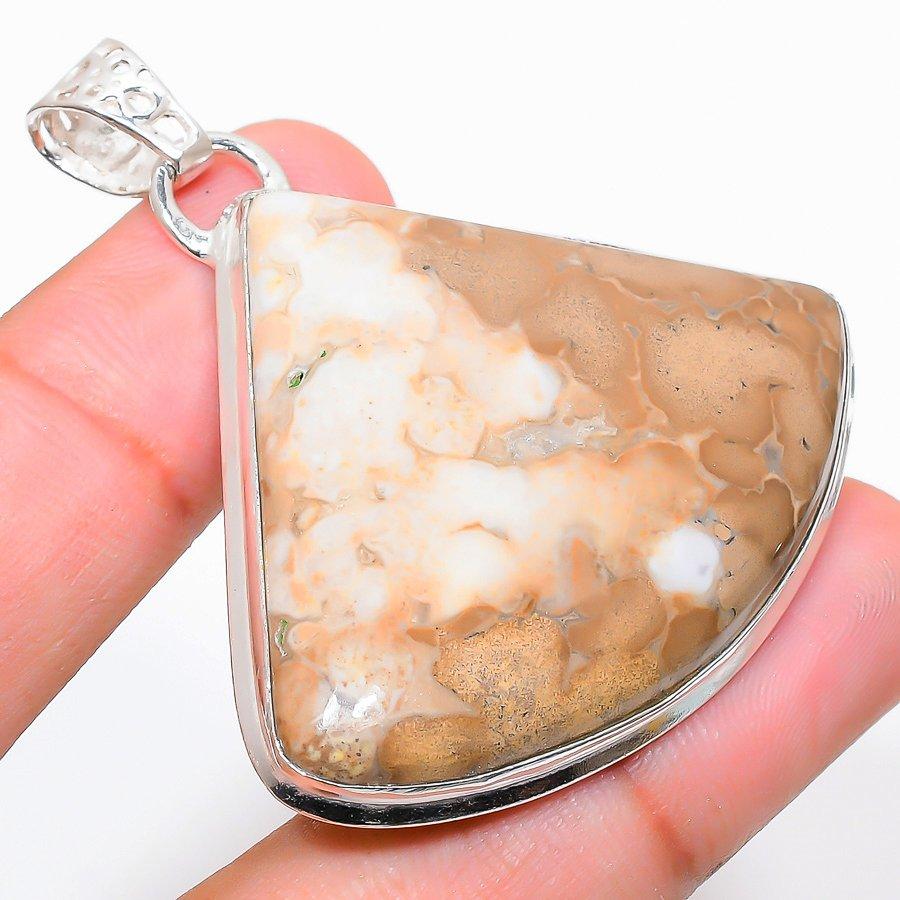 

Picture Jasper Gemstone Handmade Ethnic Jewelry Pendant 2.05 SR-3573