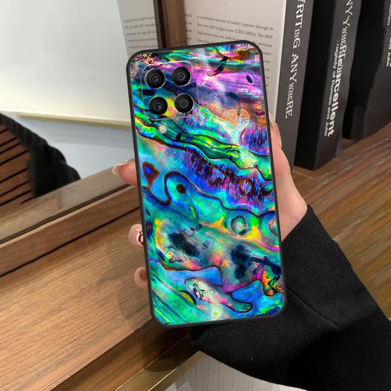 Abalone Shell Case For Samsung Galaxy M56 M06 M16 M36 M52 M32 M12 M54 M34 M14 M35 M55 M15 M11 M31 M13 M53