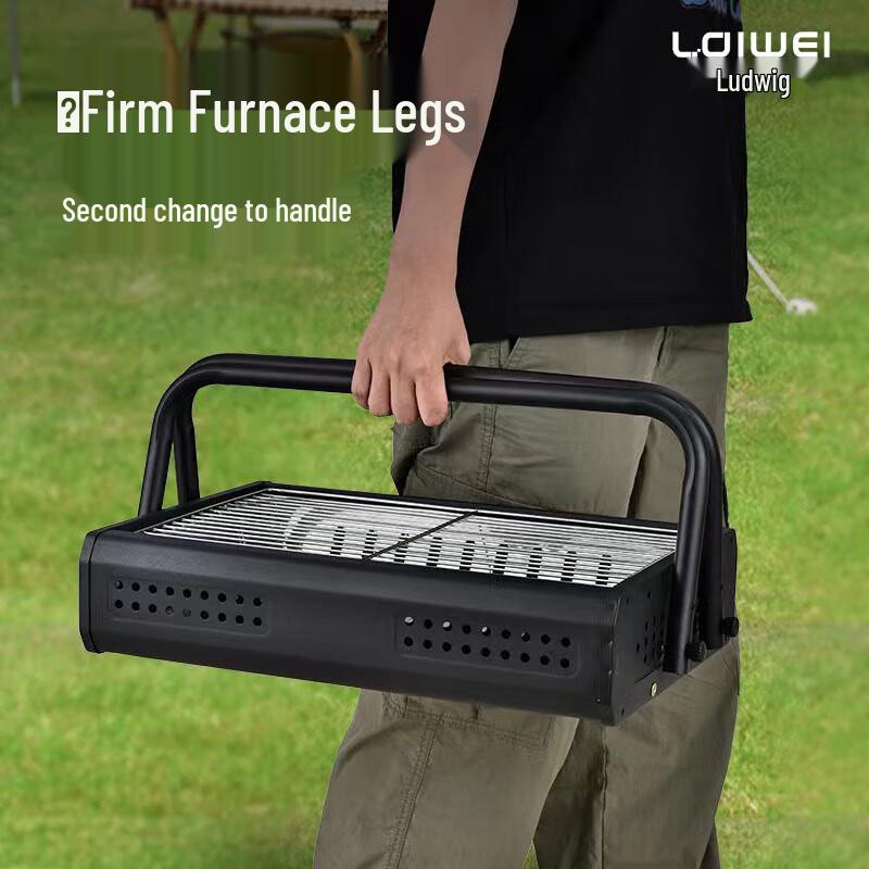 Ledway C03 Portable Charcoal BBQ Grill