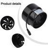 Powerful Duct Fan 12V 5W Ventilation Exhaust Fan 100mm-110mm For Bedroom Bathroom Pet Houses Duct Extractor Fan