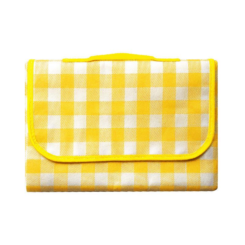 Portable Waterproof Outdoor Picnic Mat - Thick, Moisture-Proof, Non-Woven Fabric Lawn Cushion