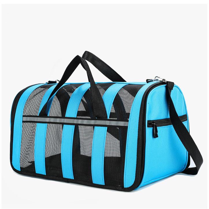 Breathable Mesh Crossbody Pet Backpack for Dogs & Cats