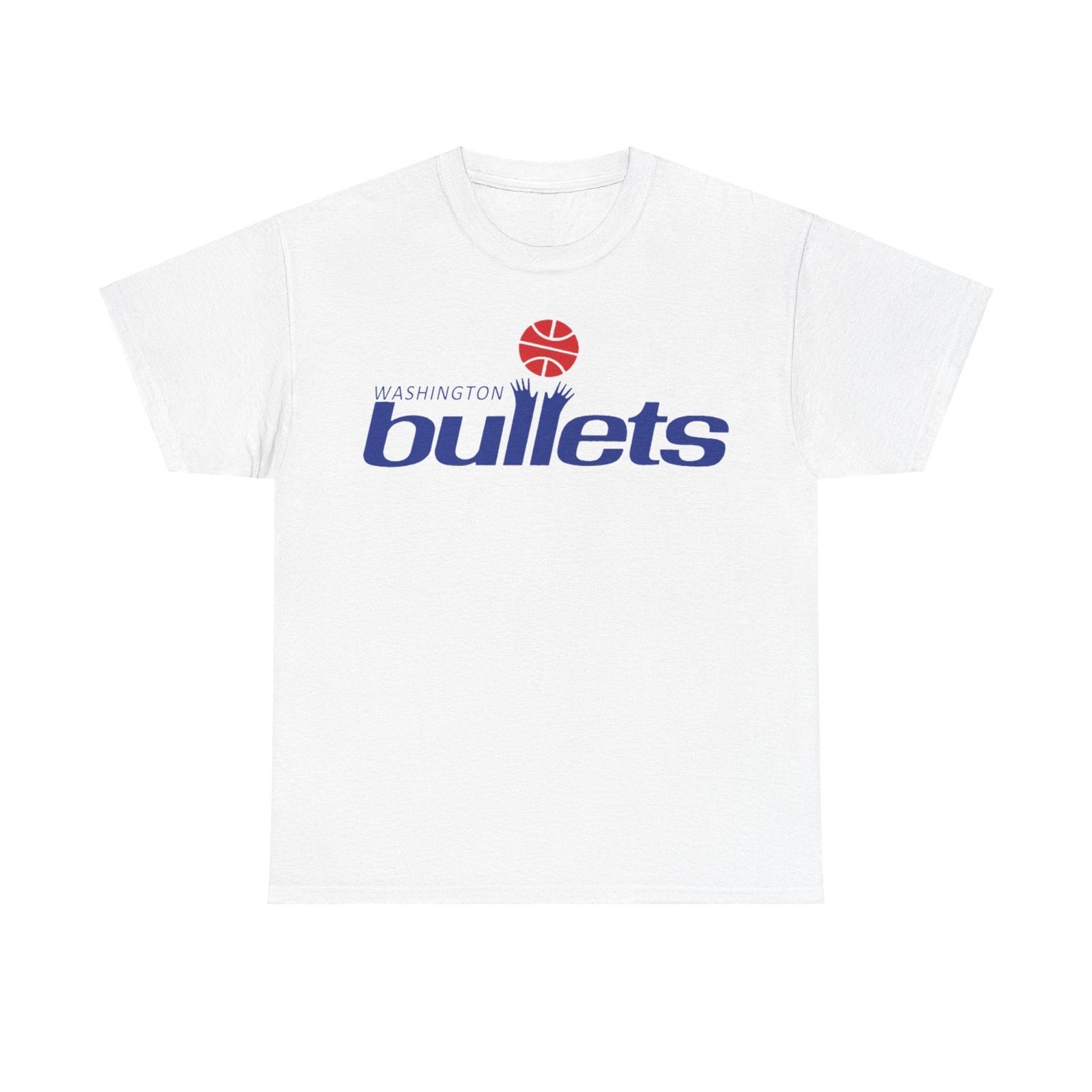 Washington Basketball Bullets Hands Up Retro T-shirt L