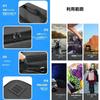 Iuseike Portable Oven, Portable Car Microwave Oven, Insulated Lunch Bag, USB Rechargeable, Heated Lunch Box, Food Warmer, Handbag, Meal Reheating, Ins