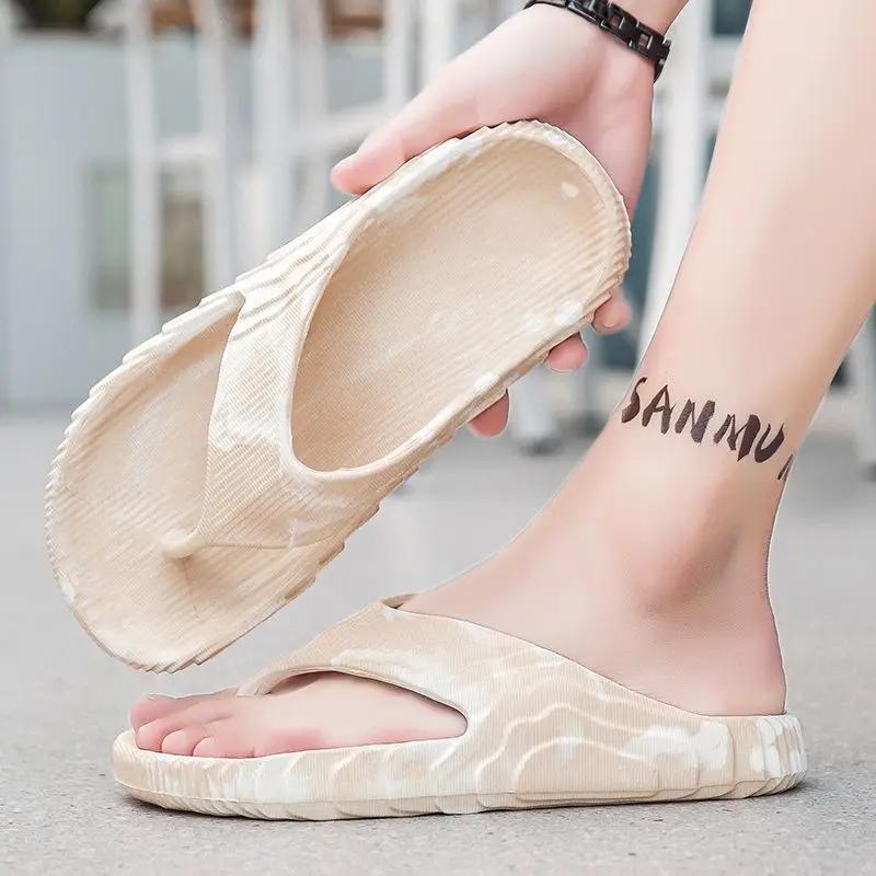 Fashion Sandals Man Shiatsu Outdoor Beach Flip Flops Shoes Rubber Cheap Liquidation Mascullino Designer Luxury Eva Pvc Slippers for Men