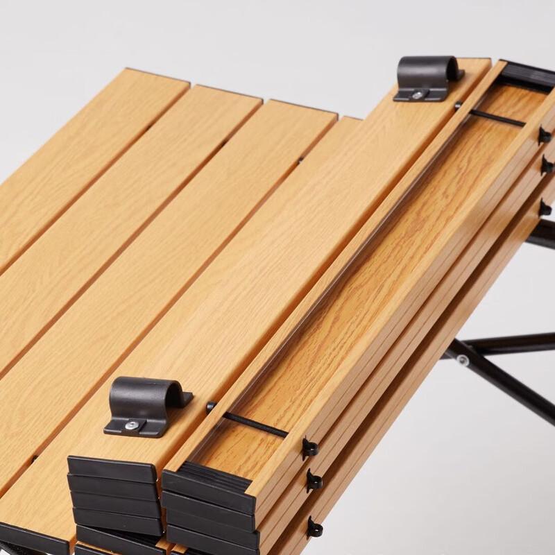 Height-Adjustable Aluminum Outdoor Folding Table