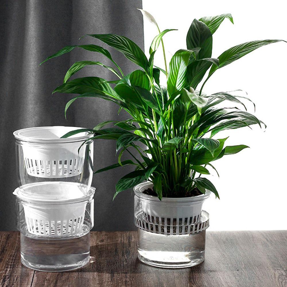 Selbstbewässernder Hydrokultur-Pflanztopf inklusive Liner-Erde-Blumentopf Neuer Topfblumentopf