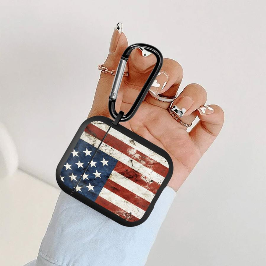 Earphone Cases Cover Case For Airpods 2 Pro 4 3 Pro3 1 Pro2 National Flag Pattern