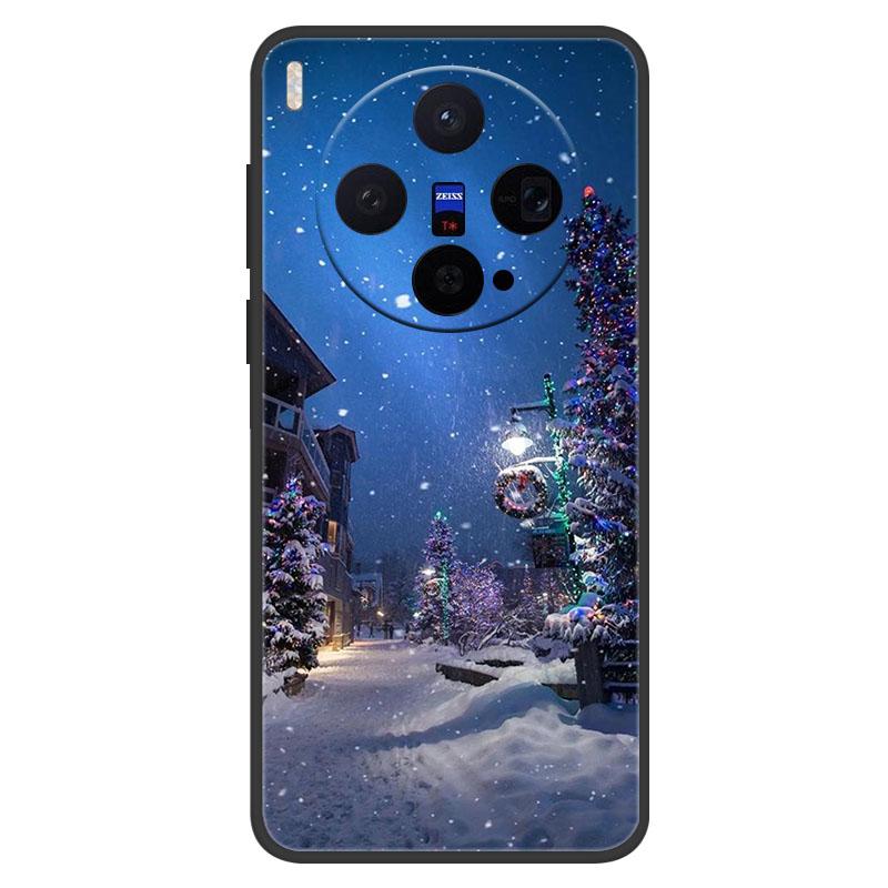 For Vivo X300 X300Pro X200 FE X200Pro X200Ultra X200 Pro Mini X200S Case Christmas Painted Phone Cover Soft Silicone TPU Shell