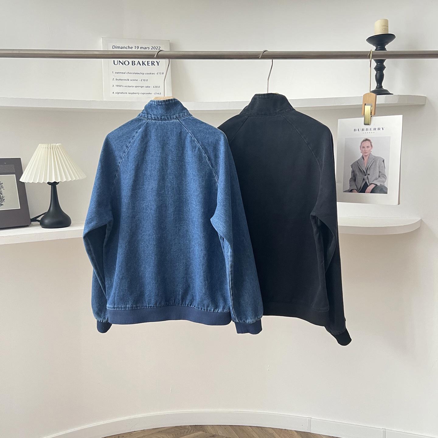 Весенняя ретро джинсовая куртка унисекс с вышивкой 2XL синий