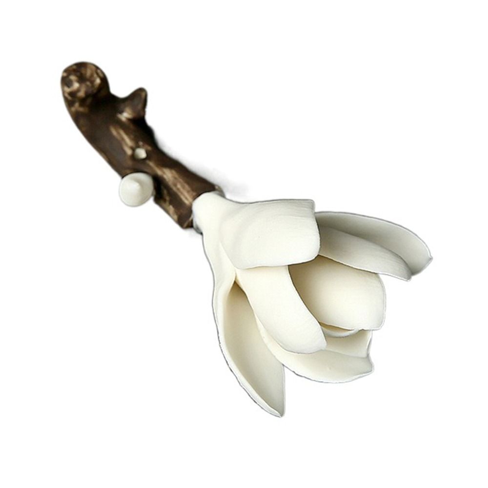 Ceramics Writing Brush Stand Flower Shape Aromatherapy Base Gift Tea Table Oraments  Offices