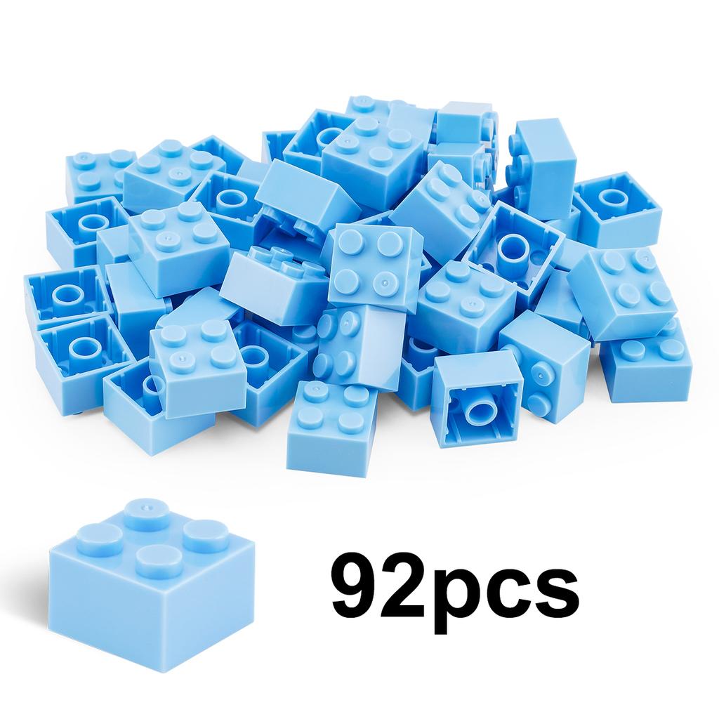 100g 2x2 high brickBuilding Blocks Thick FiguresBricks Dots Educational Creative SizeCompatible With Plastic Toys forChildren