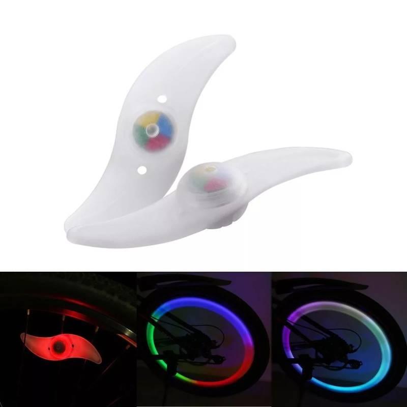 Colorful Bicycle Spoke Lights For Mountain Bikes With Vibrant Silicone Design For Safety