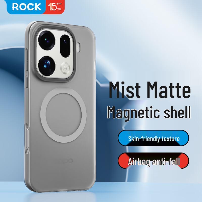 

ROCK Magnetic Frosted Phone Case for OPPO Find X9 Pro Find X9 Pro
