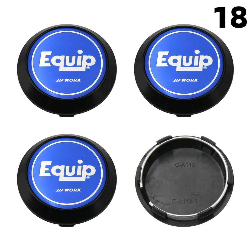 4 STuks Nieuwe 64MM Buiten Diameter / 60MM Binnen Diameter Dop Voor Velgen WORK EMOTION EQUIP MEISTER VS Logo Wielnaafdop Sportauto Velgkap Naafdoppen