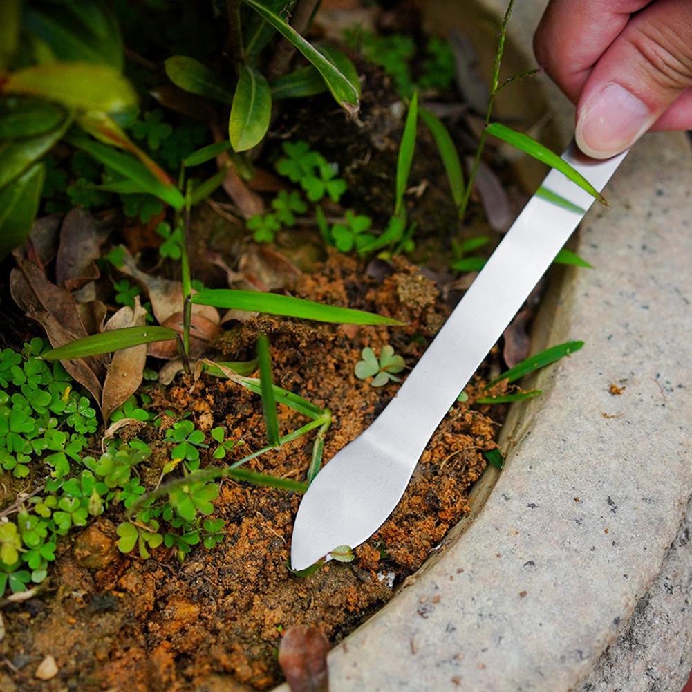 1 szt. Domowy grabie do bonsai ze stali nierdzewnej do spulchniania gleby, dociskania gleby i przesadzania, artykuły ogrodnicze