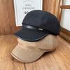 Woolen Hat Children Show Their Faces Small Breathable Octagonal Hat Fashionable Versatile Painter Hat Newsboy Hat Autumn and Winter Hat Female Wholesa