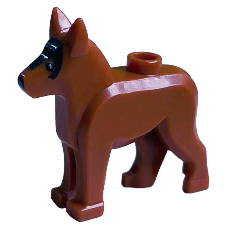 

Совместимая военная собака поисково-спасательная собака полицейская собака военная кукла строительные блоки аксессуары пластиковая собака