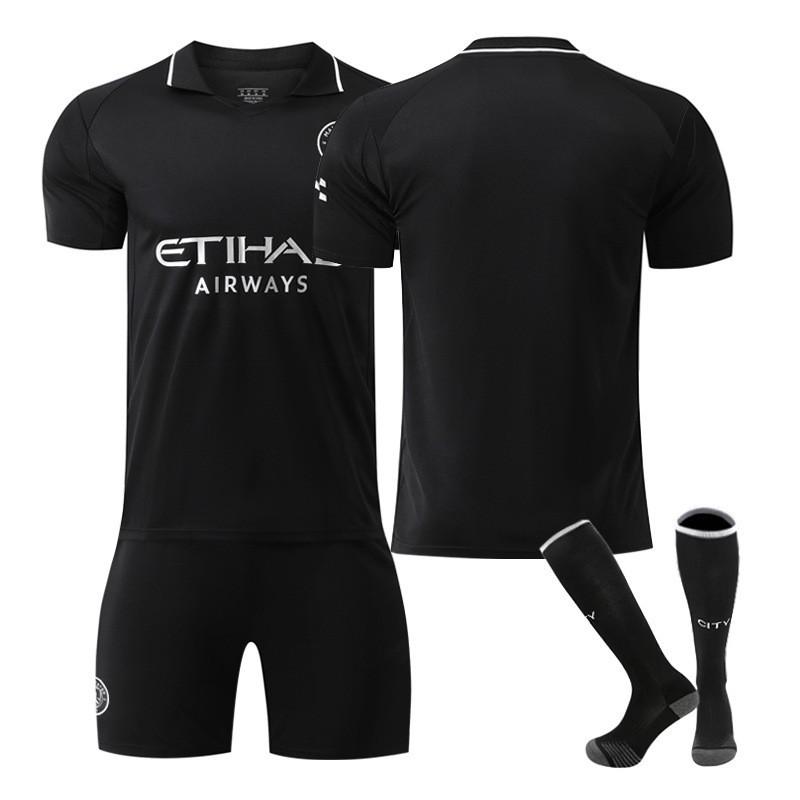 25-26 Manchester City Auswärts Nr. 9 Harland Fußballuniformen Set Herren 10 Galish 47 Foden 16 Rodrigo