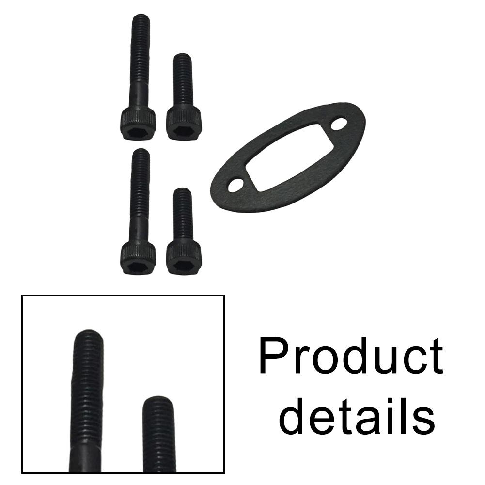Black Muffler Gasket And Bolts For 555 560XP 562XP Chainsaw Engine Exhaust Sealing Kit Replacement Part 505170501