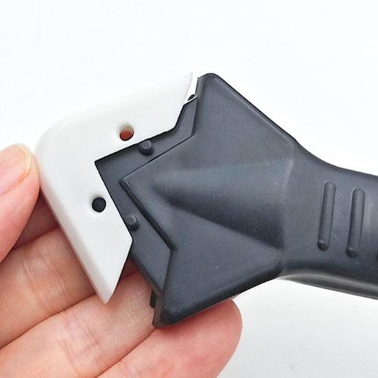 6Pcs/Set Silicone Caulking Tools 3-in-1 Glass Glue Remover Knife Angle Scraper Replaceable Sealant Scraper Seam Repair Silicone Tool