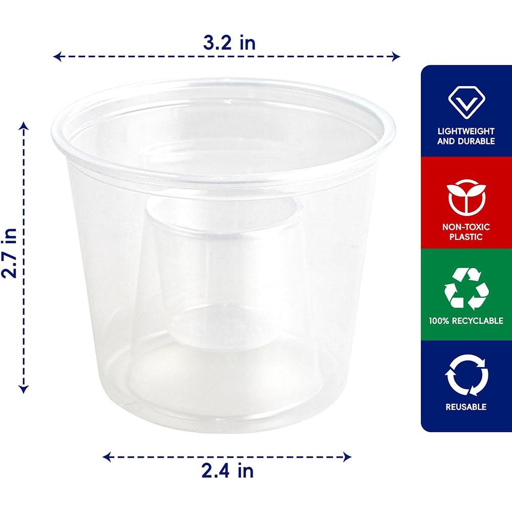 Disposable Bomber Cups Jager Bomber Shot Glasses plastic Shot Cups Perfect for Wedding,Thanksgiving Halloween Christmas Party