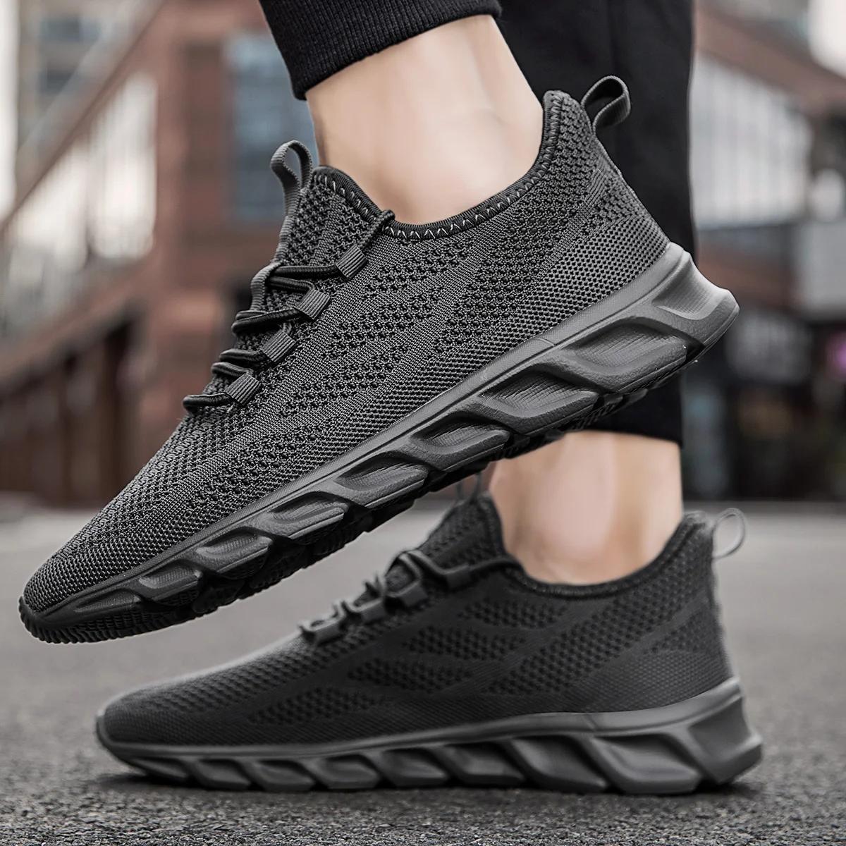 

Damyuan New Designers Sneakers Men Outdoor Casual Shoes 2024 New Fashion Running Shoes Mesh Breathable Shoes Zapatillas Hombre 46 темно-сірий колір