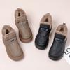 Winter new thick-soled cold-proof and waterproof women's cotton shoes are comfortable and casual, piled and thickened warm mother snow boots