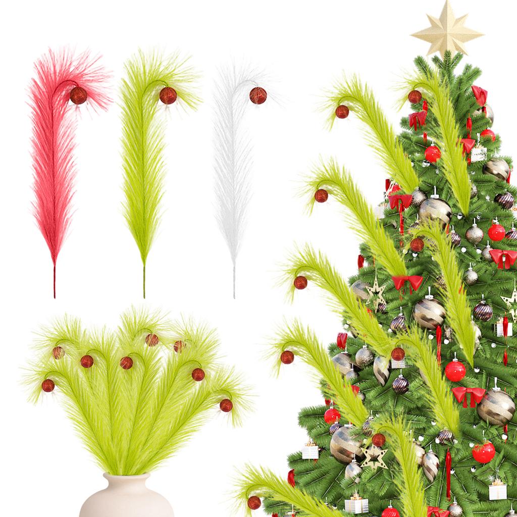 Christmas Tree Branch Decoration Christmas Tree Top Decoration Home Wreath Craft Decoration