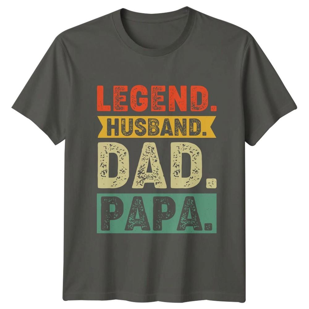 Legend Husband Dad Papa Unisexs TShirt Papa Fatherhood Fathers Day Gift For Him S