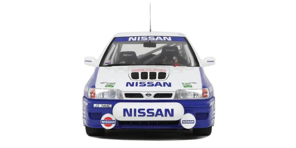 Kyosho OttO mobile Scale Nissan Sunny Monte Carlo Rally 1992 Finished Model OTM461 1/18 GTI-R #12