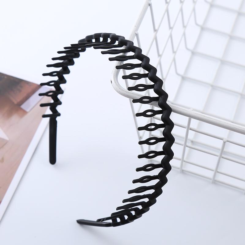 Bandeau Denté Antidérapant pour Femmes Coréennes et Organisateur de Frange