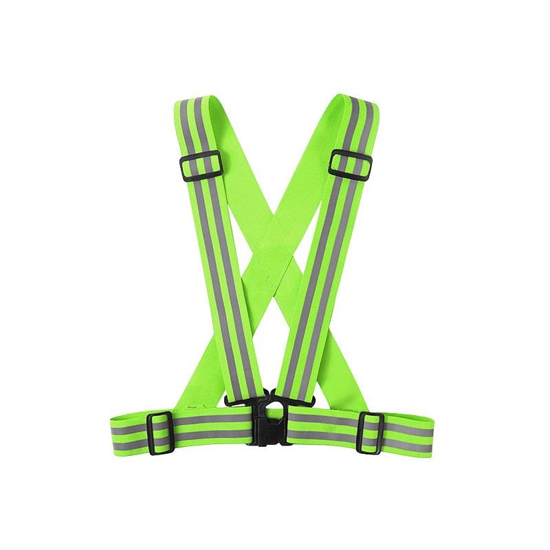 Widen 5CM Highlight Reflective Straps for Adults and Children Night Running Riding Clothing Adjustable Safety Vest, Elastic Band