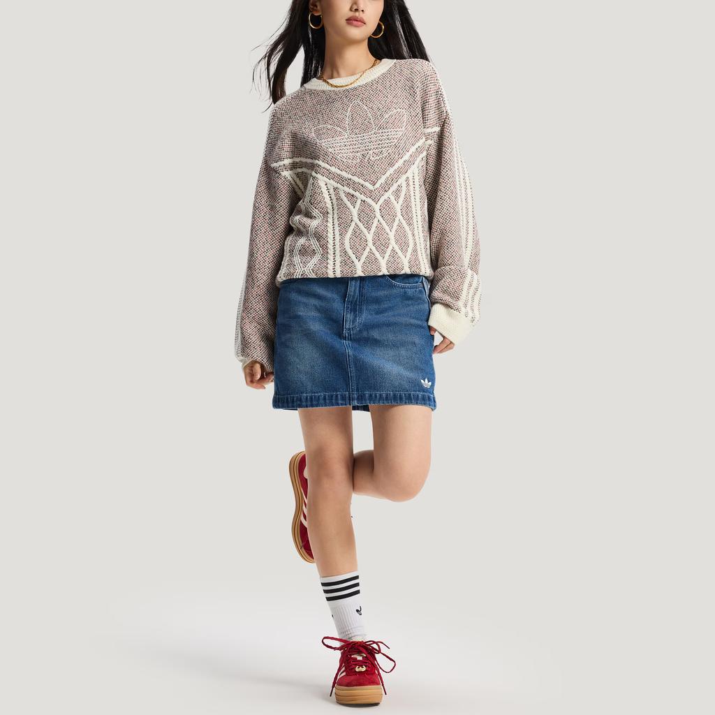 adidas Originals FW25 Sweatshirt CNY New Year Edition Sport Loose Striped Knit Long Sleeve Sweater Unisex Sweater KT0692