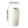 650Ml Cute Plastic Milk Coffee Cup With Lid Travel Sport Portable Large Capacity Water Cup Tumbler For Kids Adult
