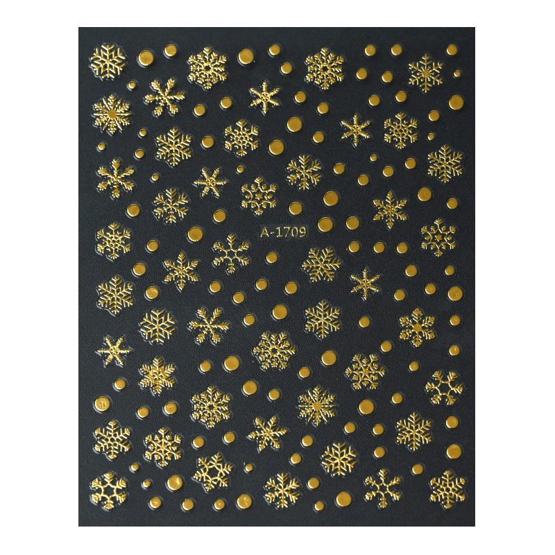 Autocolante de Crăciun 3D Laser Argint Ren & Fulg de Nea