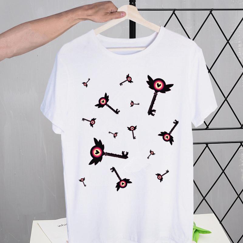 Hazbin Hotels Alastor Tshirts Men Shirt Harajaku Mens Clothing Summer Streetwear Casual Tee Short Sleeve Tops