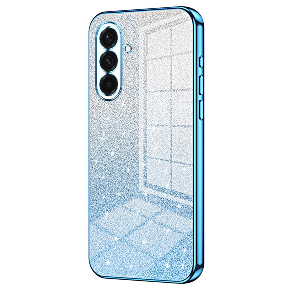 Für Samsung Galaxy A36 5G Hülle Galvanik Farbverlauf Glitzer TPU Handyhülle