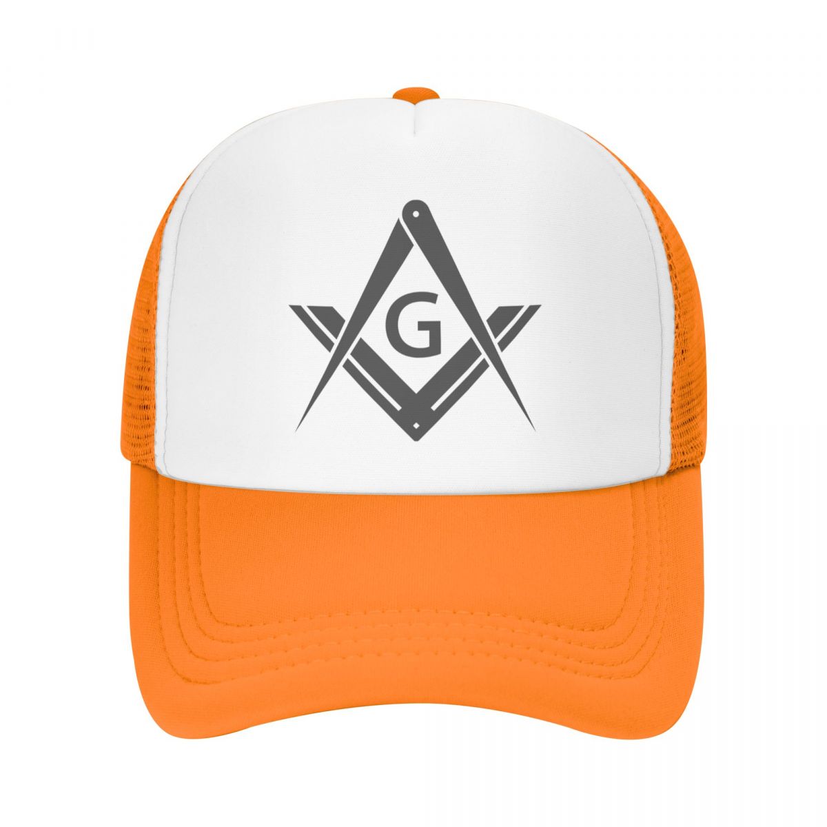 DDecorative CAP Vrijmetselaar Logo Baseball Cap WoUnisex Unisex Ademend Vrijmetselaar Vrijmetselarij Trucker Hat Outdoor Snapback Caps Zonnehoeden Trucker Hat