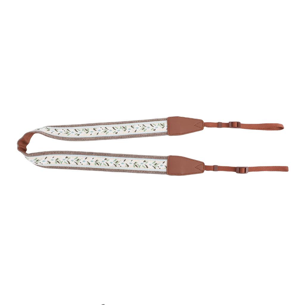 Personalized Adjustable Camera Strap Vintage Shoulder Strap for Digital Camera DSLR Camera Brown