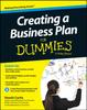 The Creating a Business Plan For Dummies Book