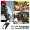 Silicone Satellite Antenna Protective Cover Mini Satellite Dish Protective Cover Case with Handle and Hook for Outdoor Camping