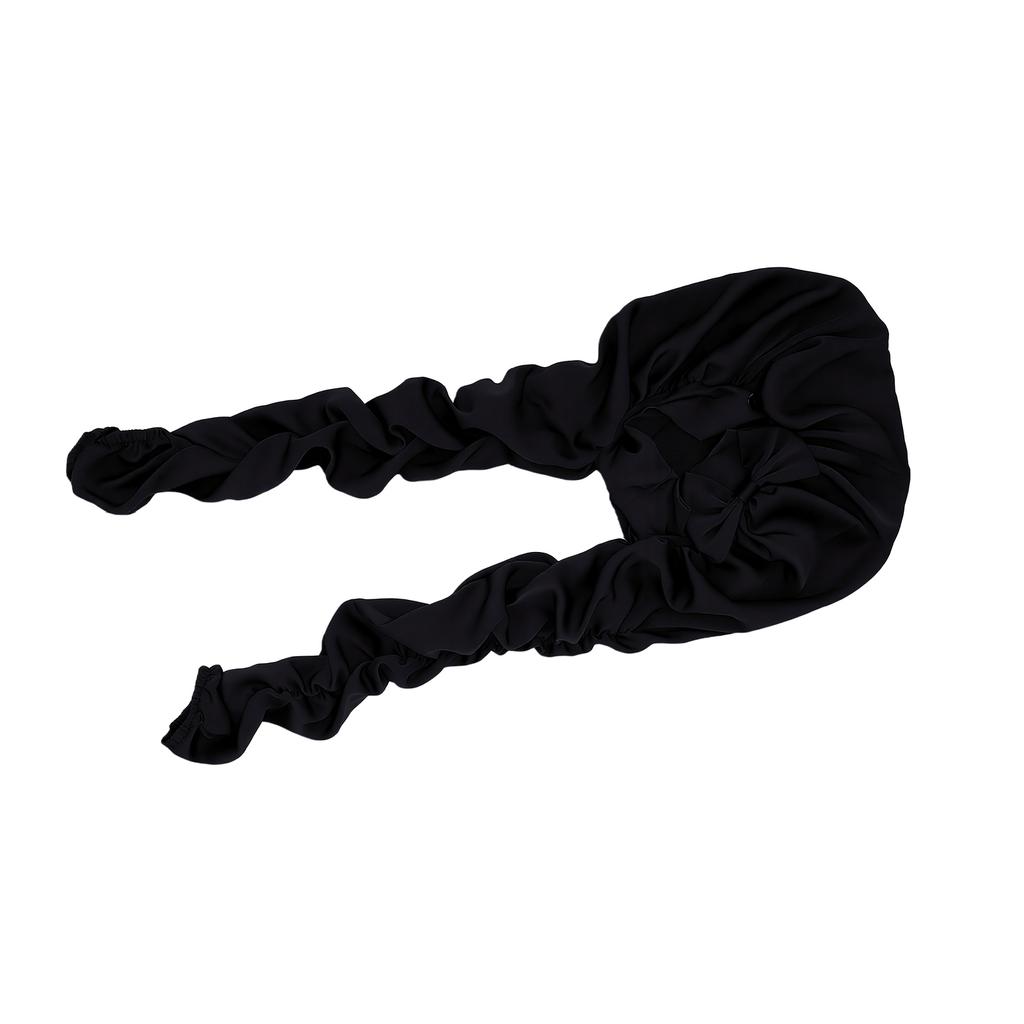 Bonnet for Women, Breathable Bonnet for Sleeping, Elastic Sleep Cap for Long Hair Braids Black