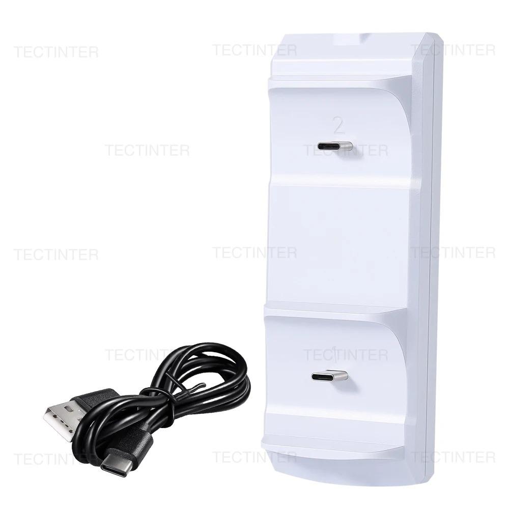 Dual Fast Charger for PS5 Wireless Controller Charging Dock Station Base Stand for Playstation 5 Gamepad Gaming Accessories