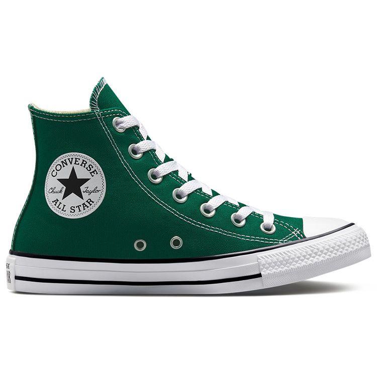 Converse Chuck Taylor All Star High Midnight Clover Green White A00785C Unisex High Top Canvas Sneakers